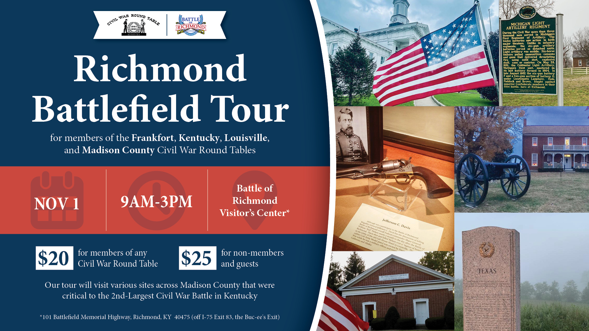 KYCWRT Richmond Battlefield Tour 2025 KYCWRT Richmond Battlefield Tour 2025