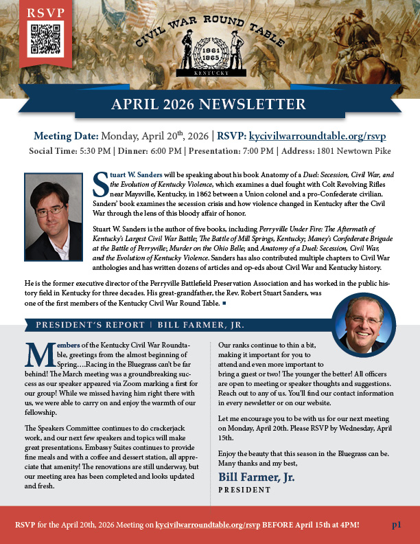 April 2026 Newsletter Front 2